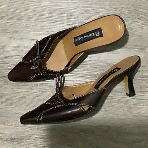 Etienne Aignet Leather Slip On Shoes